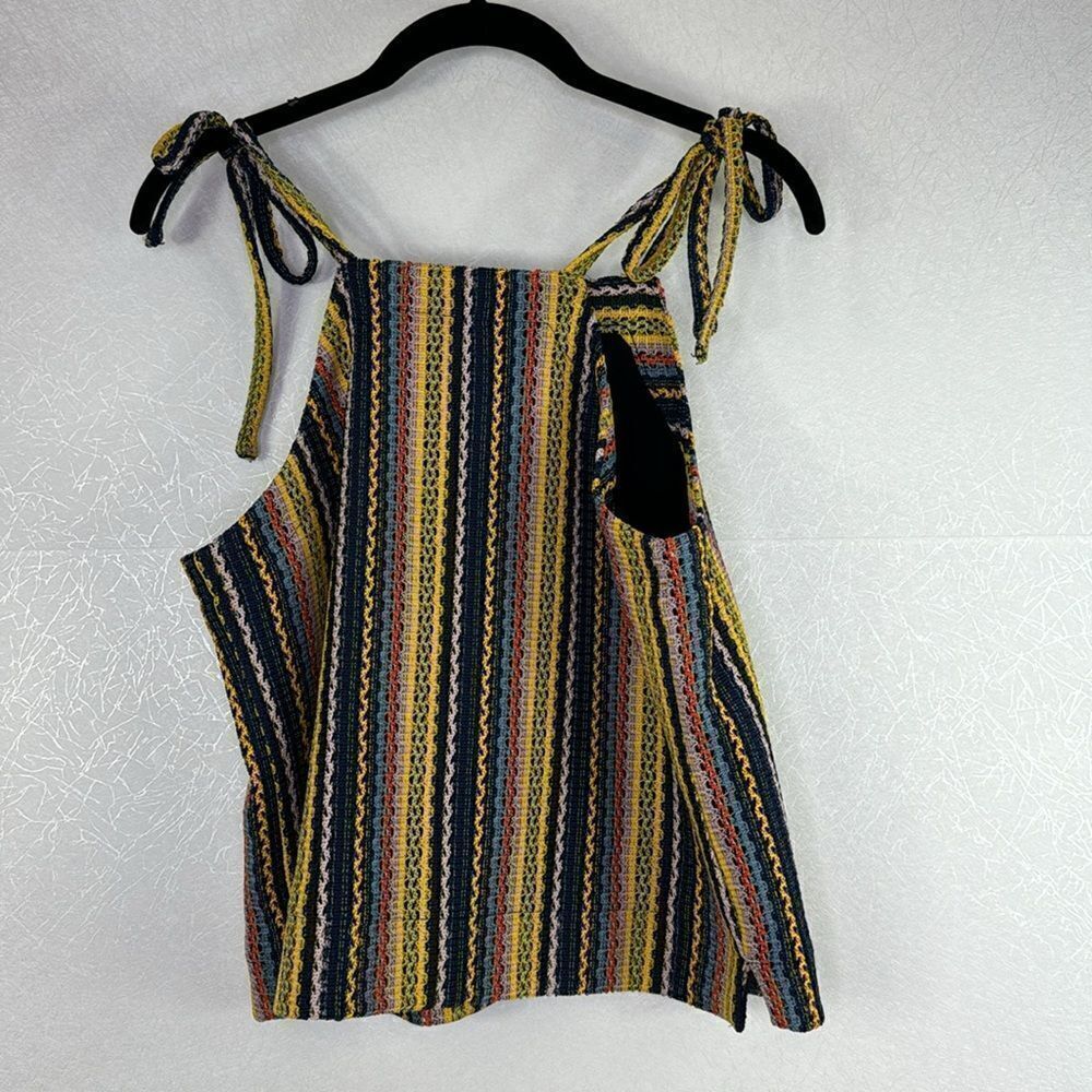 Madewell Texture & Thread Multi Color Crochet Tie… - image 4